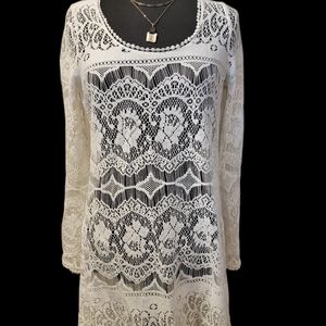 EN Creme Lace Dress